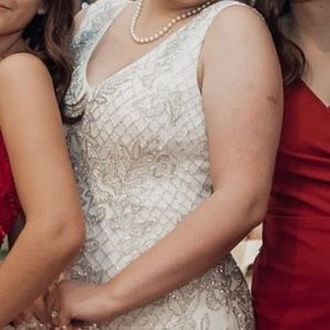 Lara’s Designs White Bridal Shower Dress